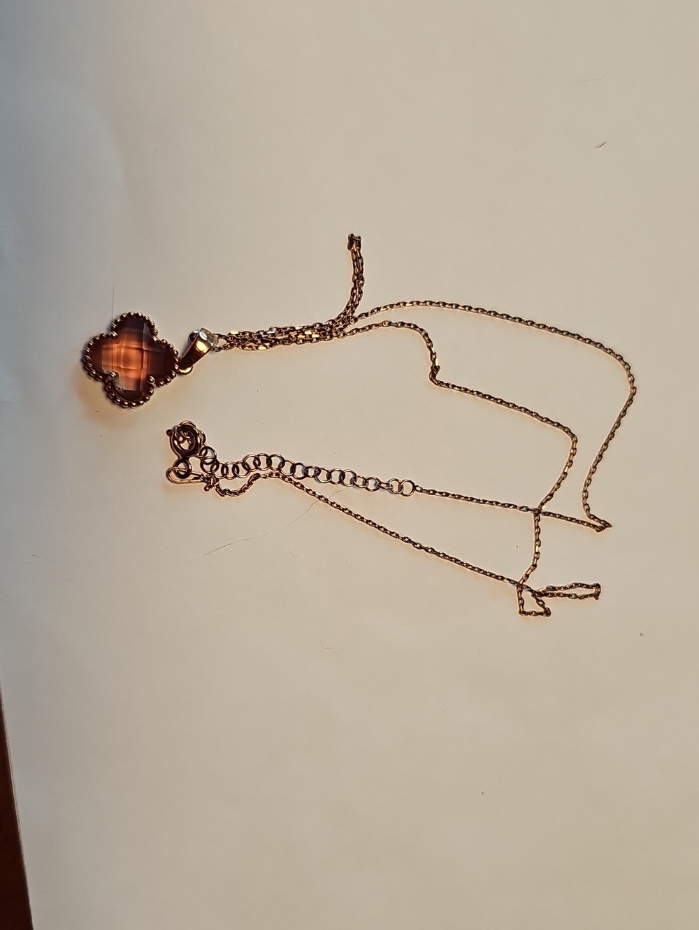 Sterling Faux Zultanite Necklace